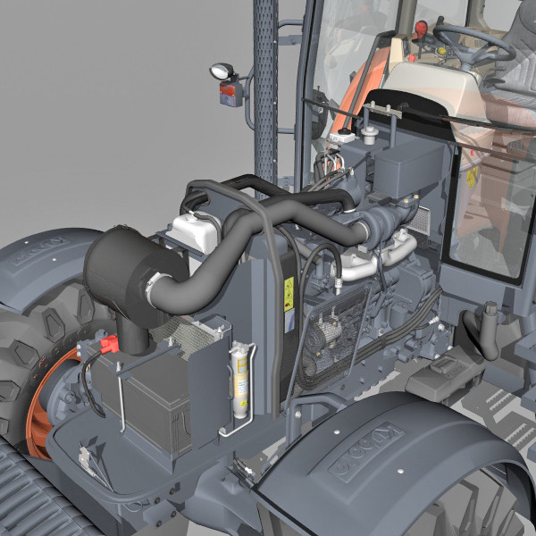 3d tractor agrimotor - KUBOTA M130X by IPF